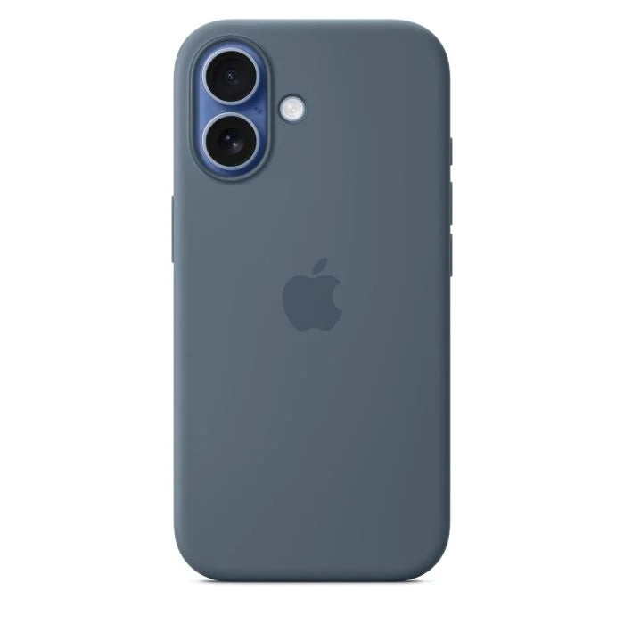 Apple Silicone Case with MagSafe for iPhone 17 - Anchor Blue - iStore Namibia