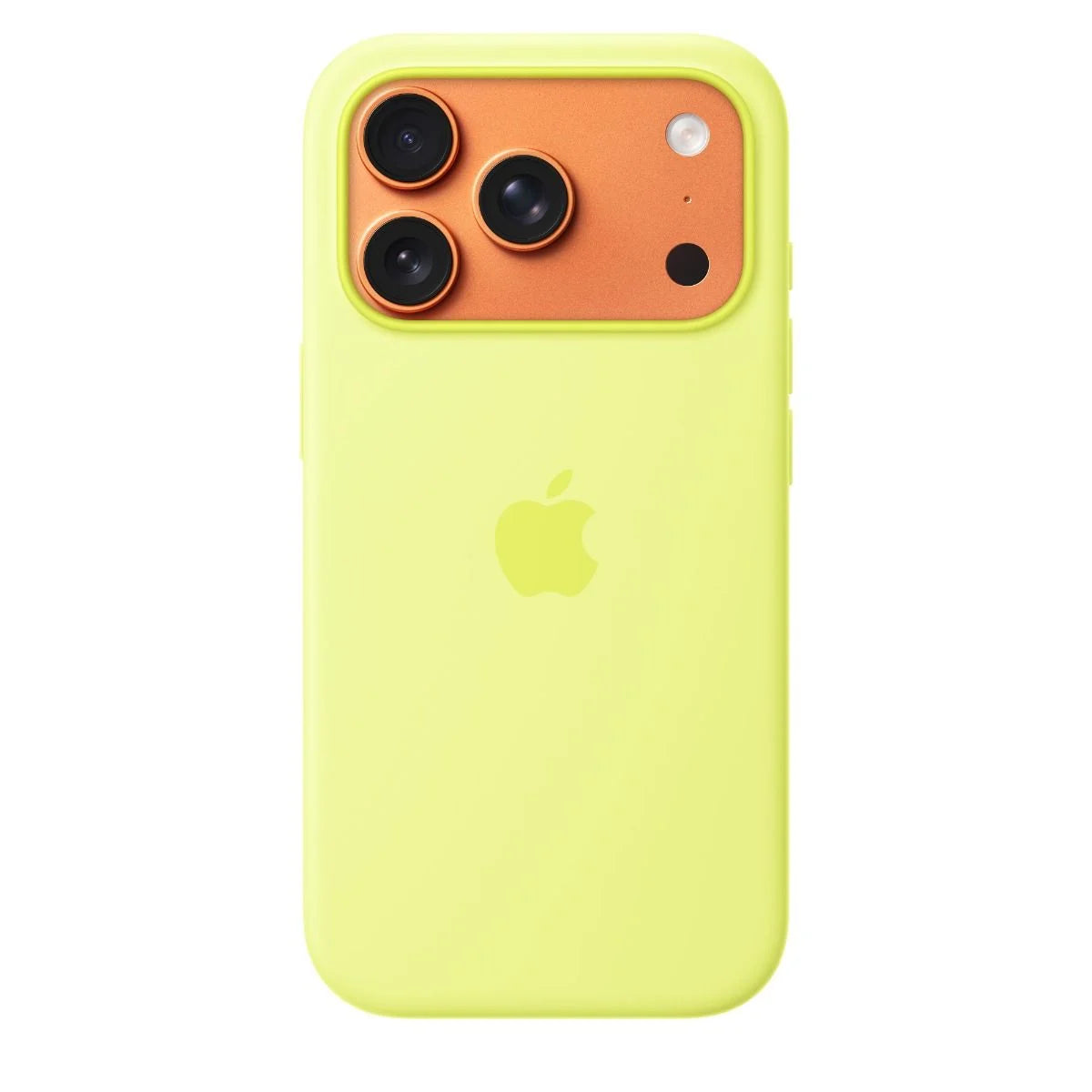 Apple Silicone Case with MagSafe for iPhone 17 Pro - Neon Yellow - iStore Namibia