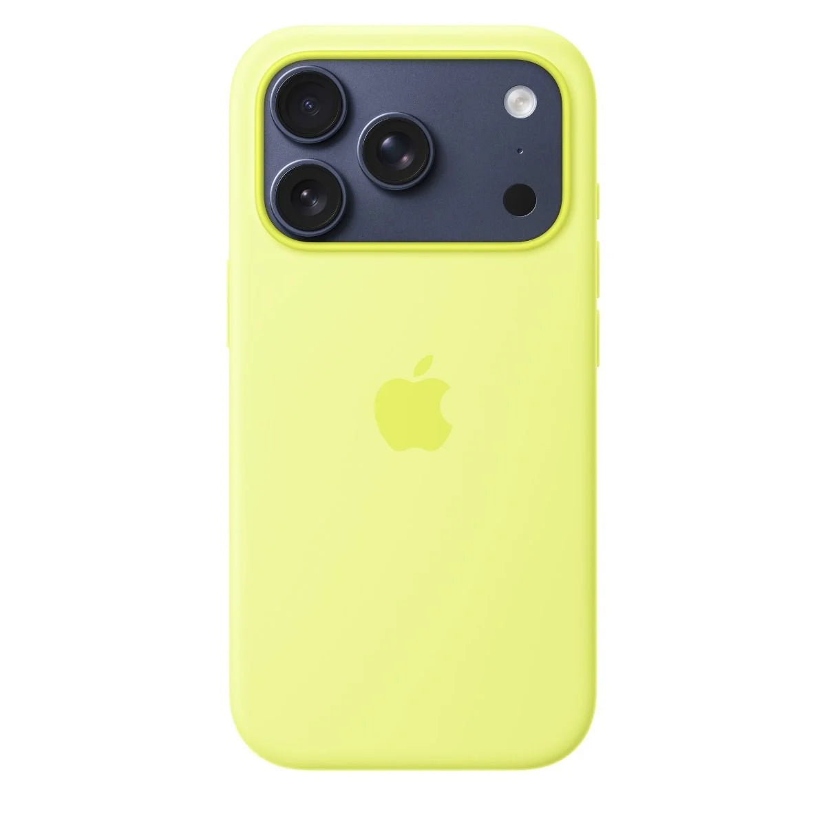Apple Silicone Case with MagSafe for iPhone 17 Pro - Neon Yellow - iStore Namibia