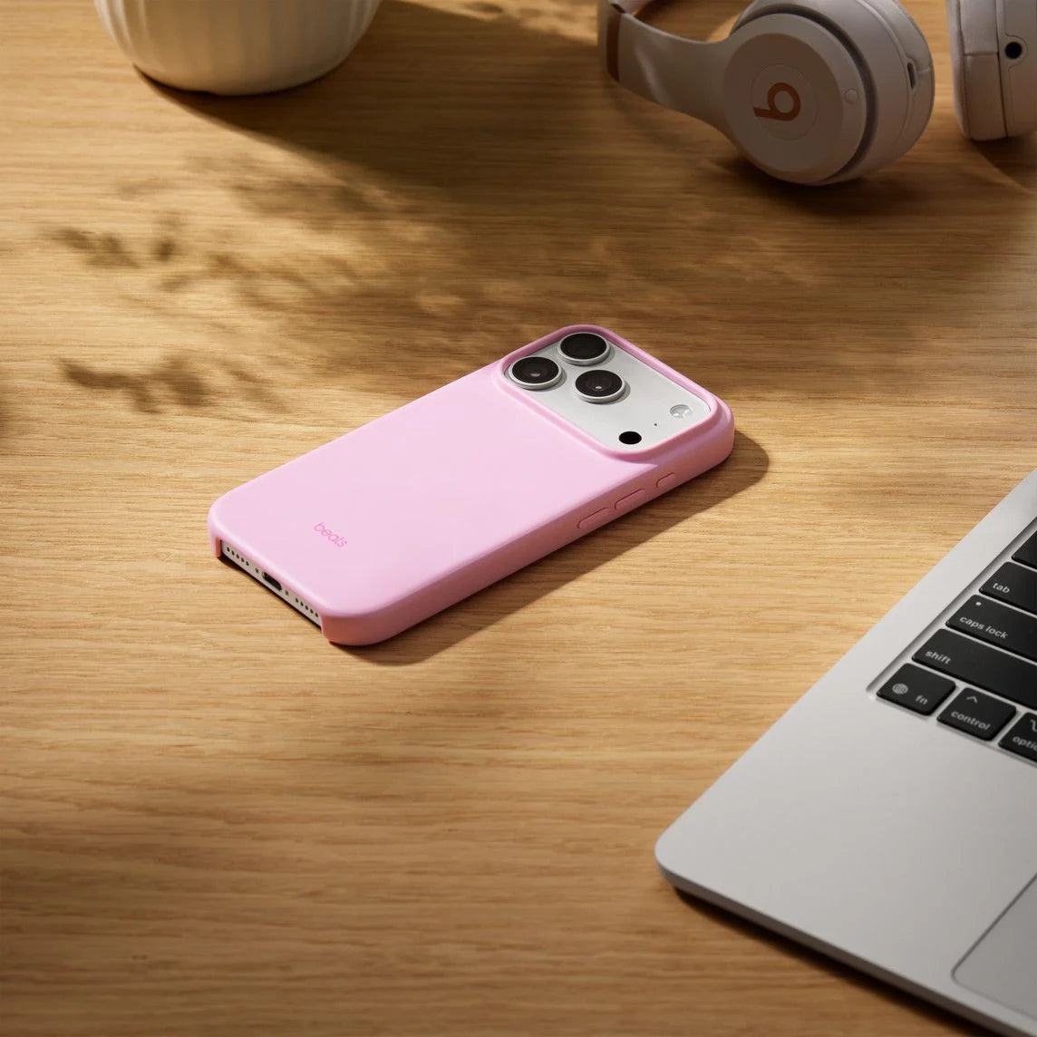 Beats iPhone 17 Pro Max Case with MagSafe and Camera Control - Pebble Pink