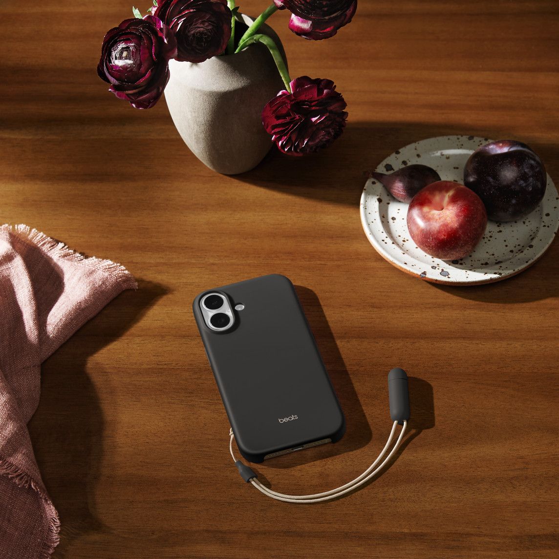 Beats Kickstand Case with MagSafe and Camera Control for iPhone 17 - Granite Grey