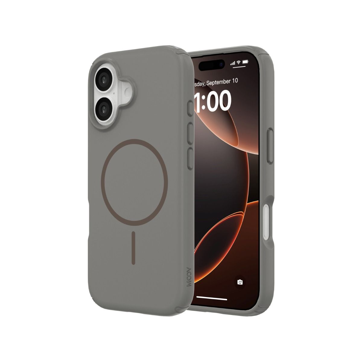 Moov Protect Case with MagSafe for iPhone 17 - Grey