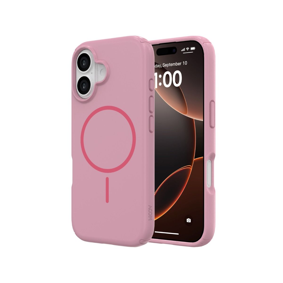 Moov Protect Case with MagSafe for iPhone 17 - Dusty Pink