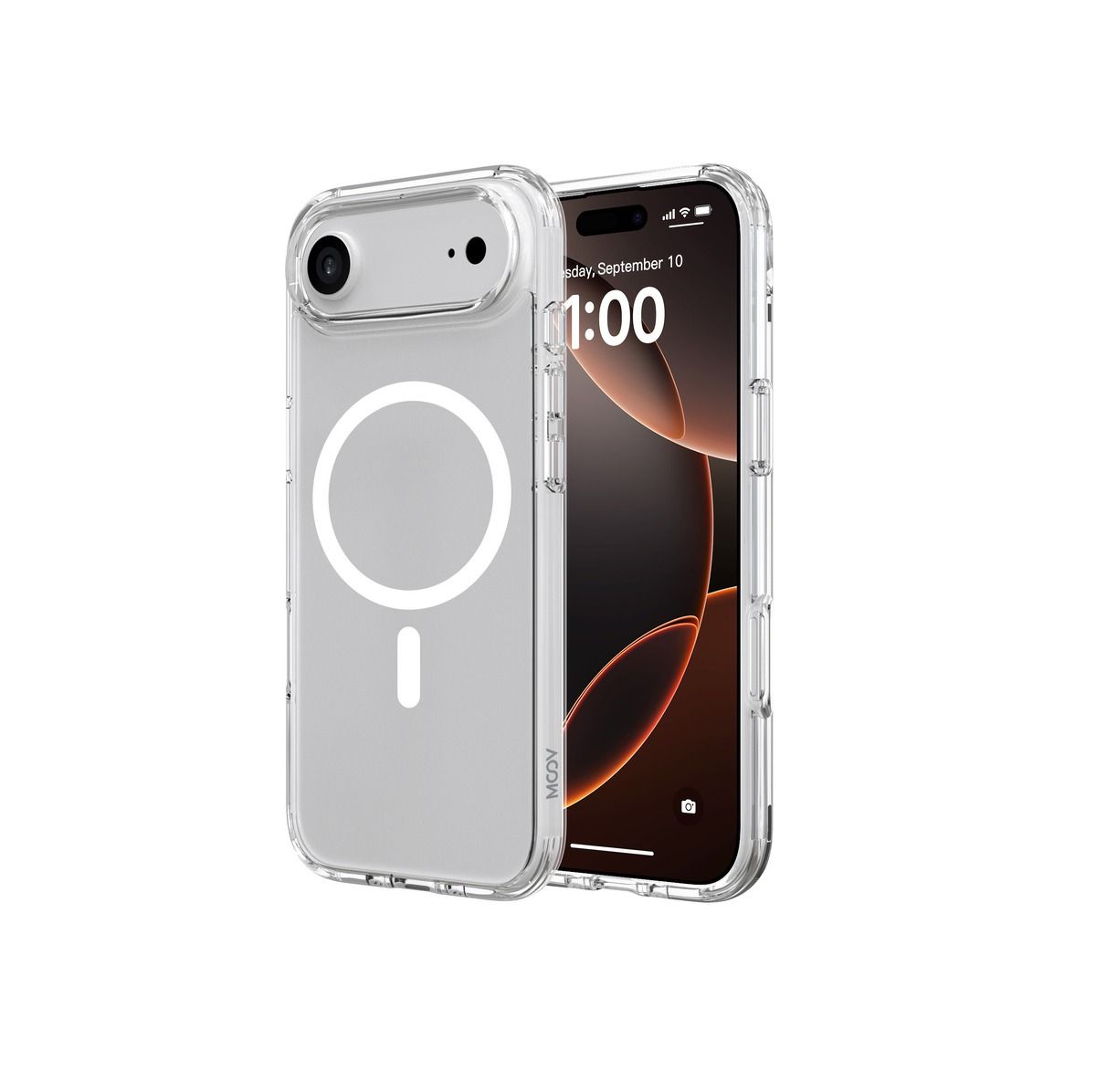 Moov ClearSafe case with MagSafe for iPhone Air