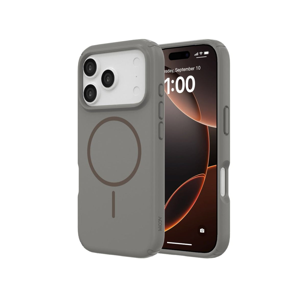 Moov Protect Case with MagSafe for iPhone 17 Pro Max - Grey