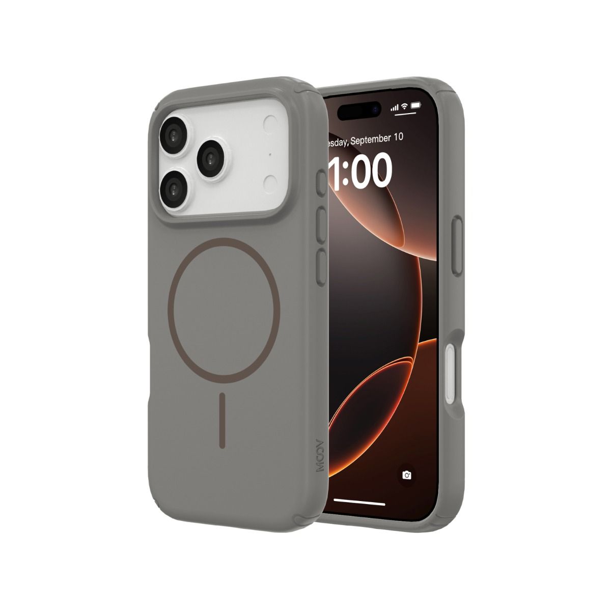 Moov Protect Case with MagSafe for iPhone 17 Pro - Grey