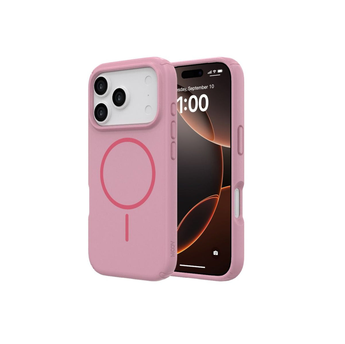 Moov Protect Case with MagSafe for iPhone 17 Pro - Dusty Pink