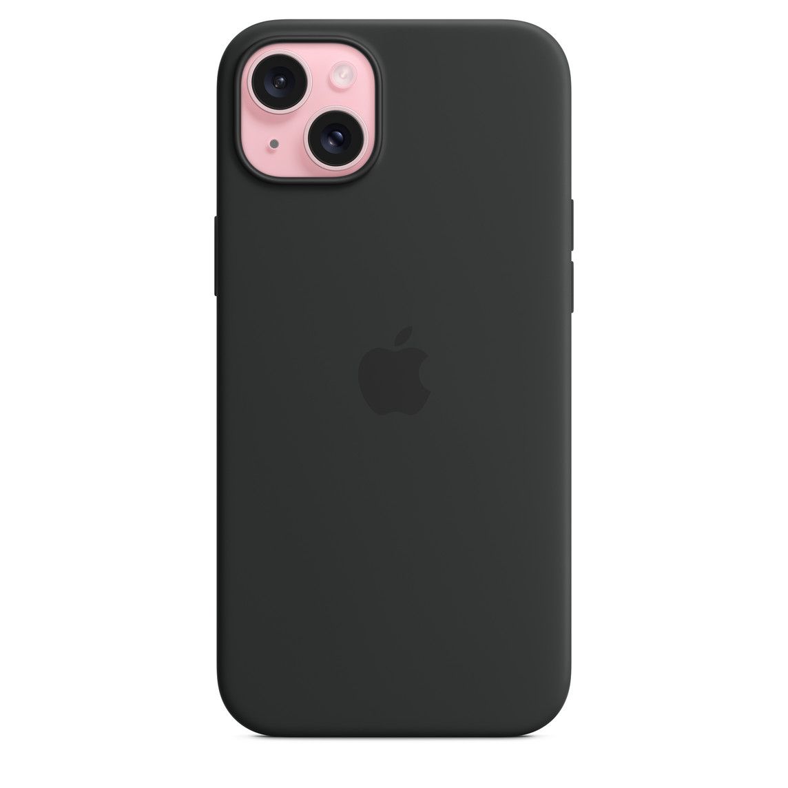 Apple iPhone 15 Plus Silicone Case with MagSafe - Black - iStore Namibia
