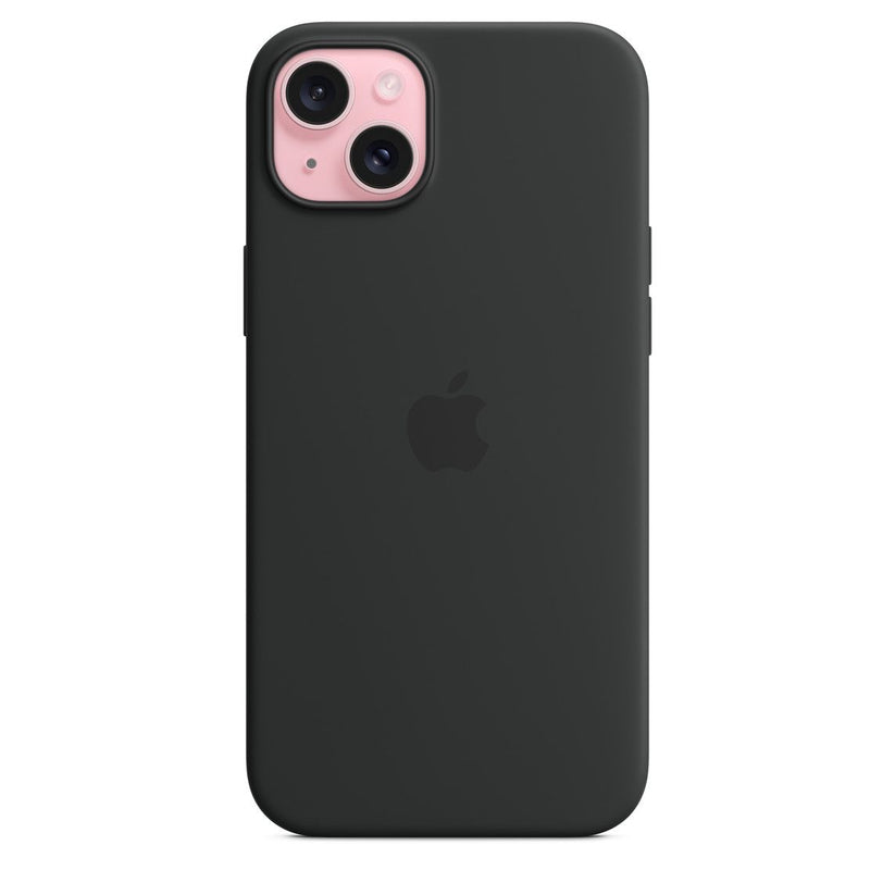 Apple iPhone 15 Plus Silicone Case with MagSafe - Black - iStore Namibia