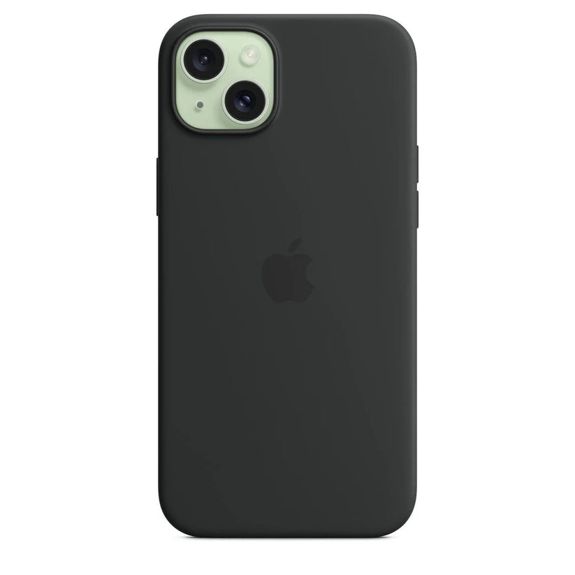 Apple iPhone 15 Plus Silicone Case with MagSafe - Black - iStore Namibia