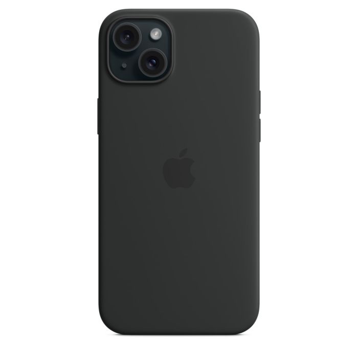 Apple iPhone 15 Plus Silicone Case with MagSafe - Black - iStore Namibia