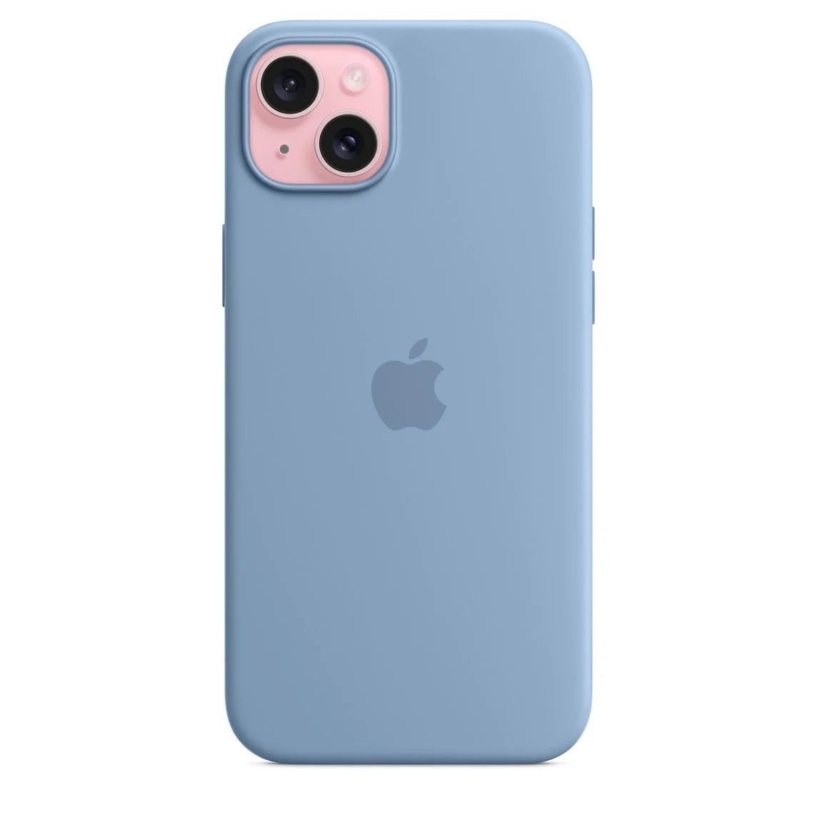Apple iPhone 15 Plus Silicone Case with MagSafe - Winter Blue - iStore Namibia