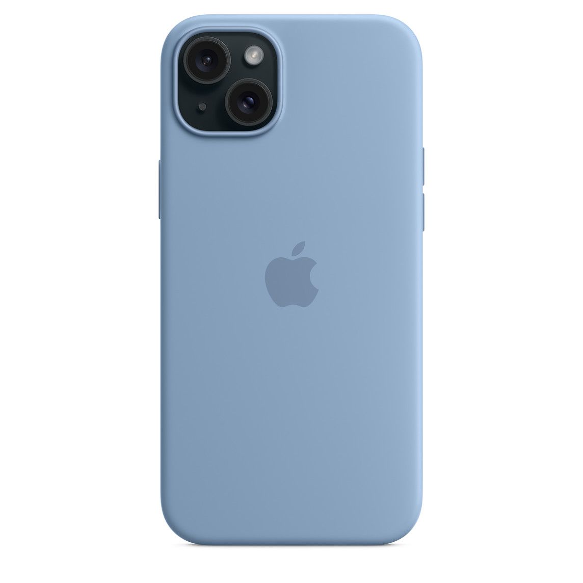 Apple iPhone 15 Plus Silicone Case with MagSafe - Winter Blue - iStore Namibia
