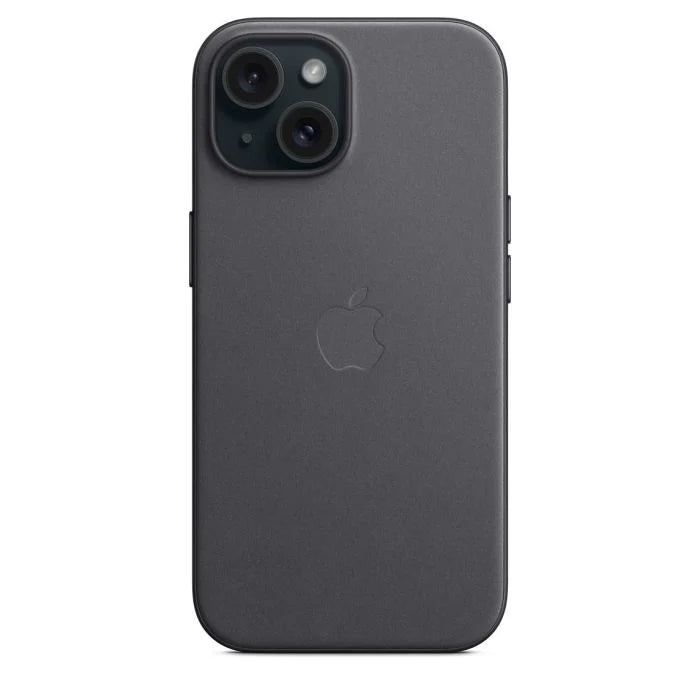 Apple iPhone 15 FineWoven Case with MagSafe - Black - iStore Namibia