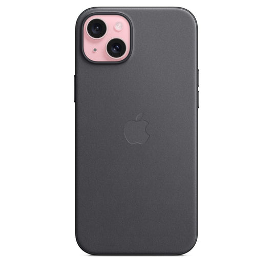 Apple iPhone 15 Plus FineWoven Case with MagSafe - Black - iStore Namibia