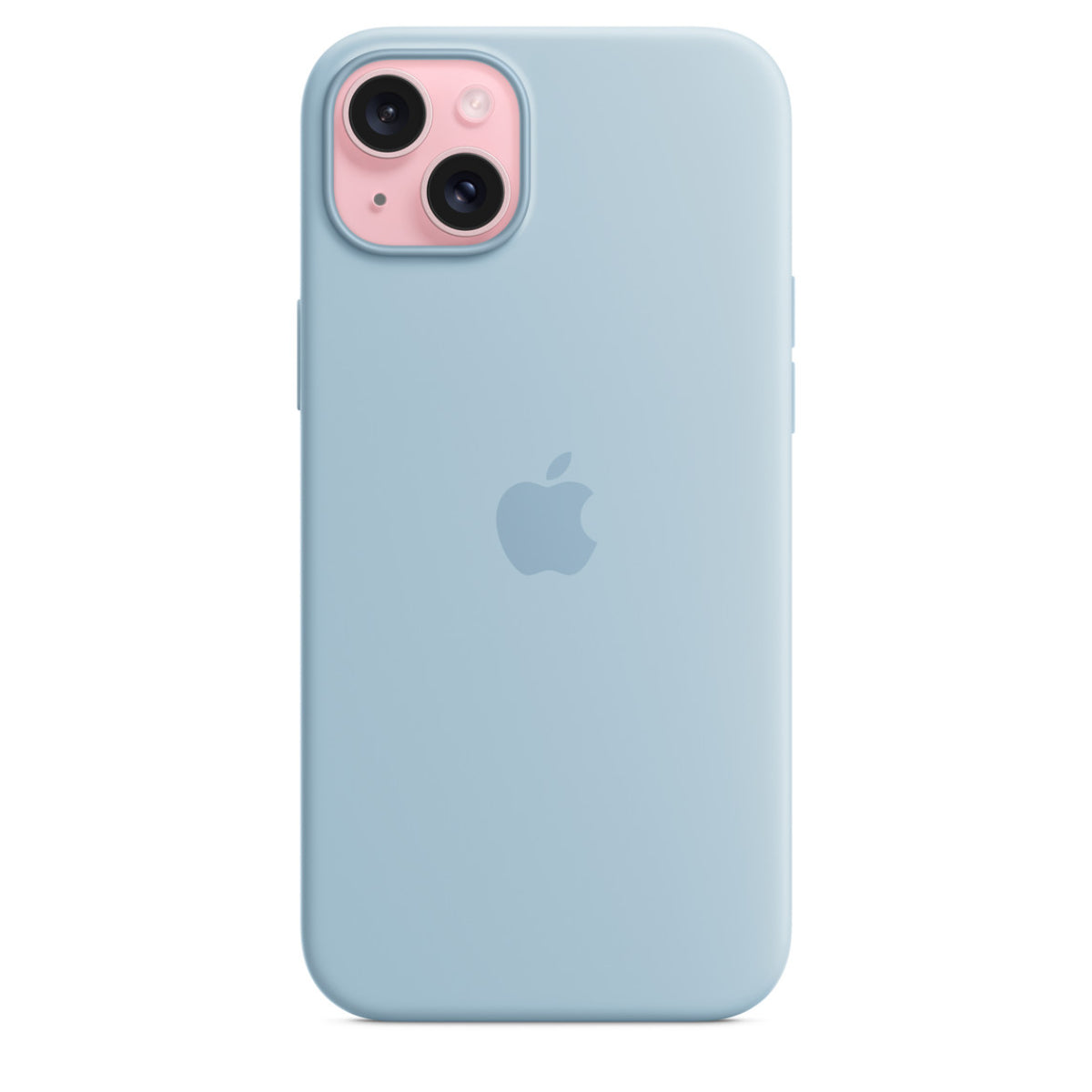 Apple iPhone 15 Plus Silicone Case with MagSafe - Light Blue - iStore Namibia