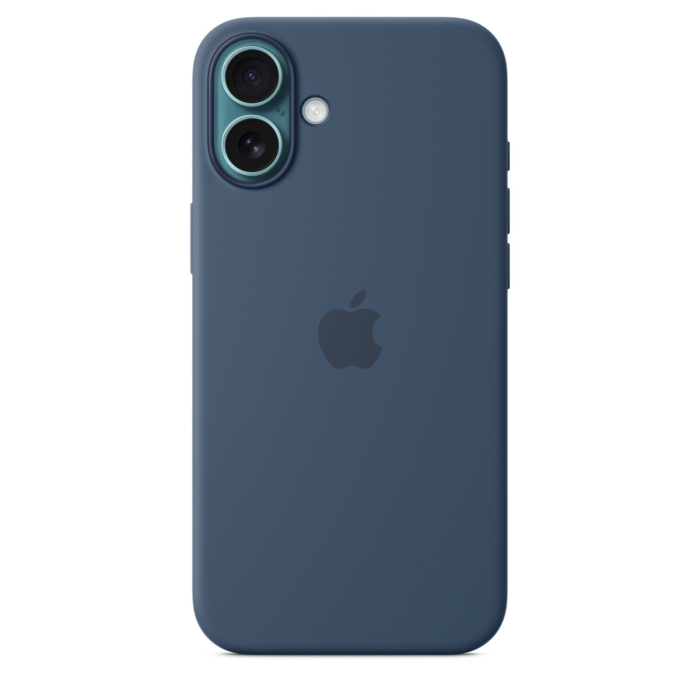 Apple iPhone 16 Plus Silicone MagSafe Case - Denim