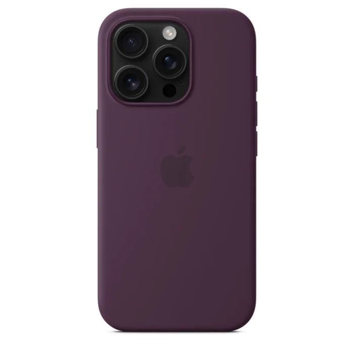 Apple iPhone 16 Pro Silicone MagSafe Case - Plum
