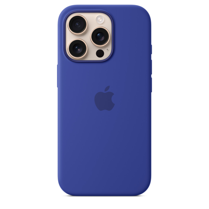 Apple iPhone 16 Pro Silicone MagSafe Case - Ultramarine - iStore Namibia