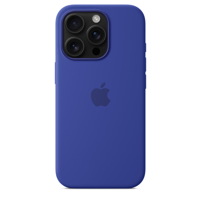 Apple iPhone 16 Pro Silicone MagSafe Case - Ultramarine - iStore Namibia