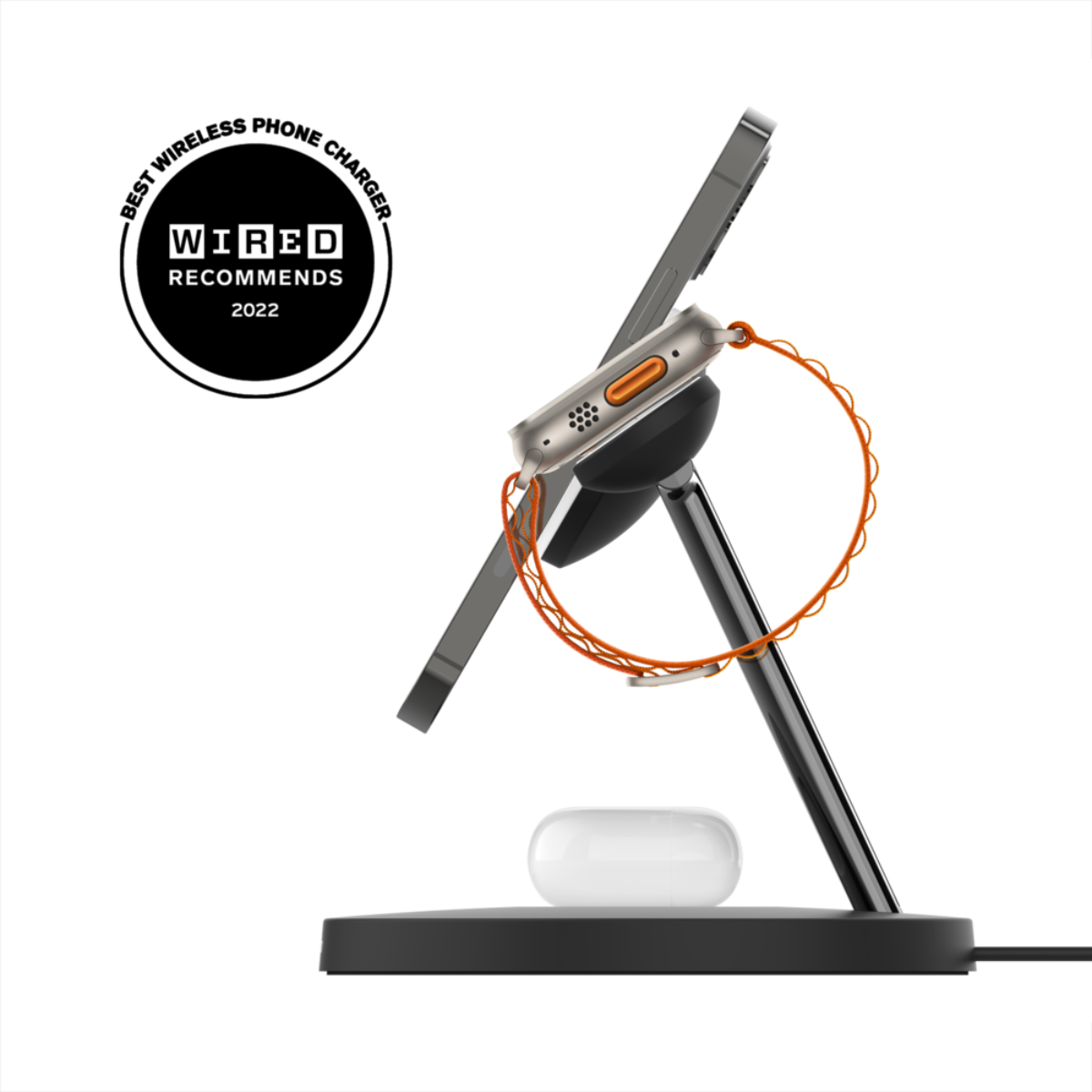 Belkin BoostCharge Pro 3-in-1 MagSafe Charging Stand 15W - Black