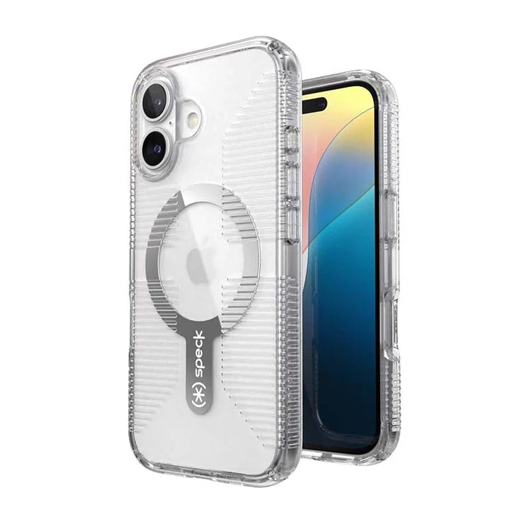 Speck Apple iPhone 16 Gemshell Clear Grip Magsafe Case - Clear