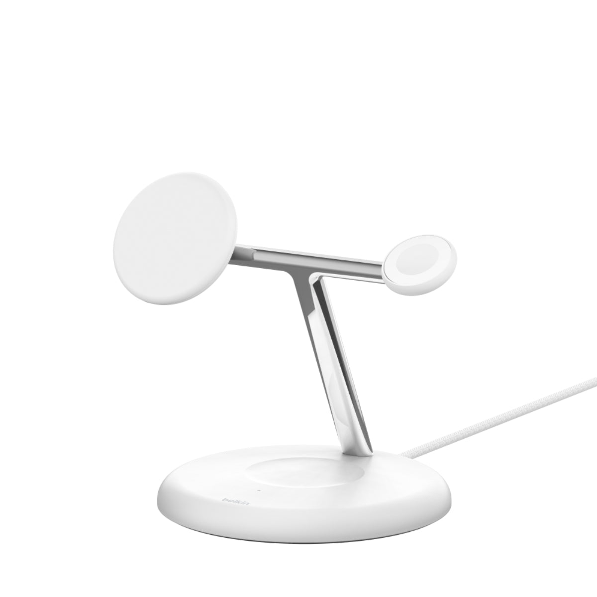 Belkin BoostCharge Pro Qi2 3-in-1 MagSafe Tilting Charging Stand 15W - White