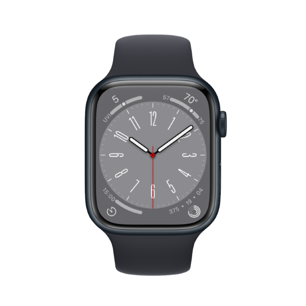 Apple Watch Series 8 GPS 41mm Midnight Aluminium Case with Midnight Sport Band - Regular - iStore Namibia