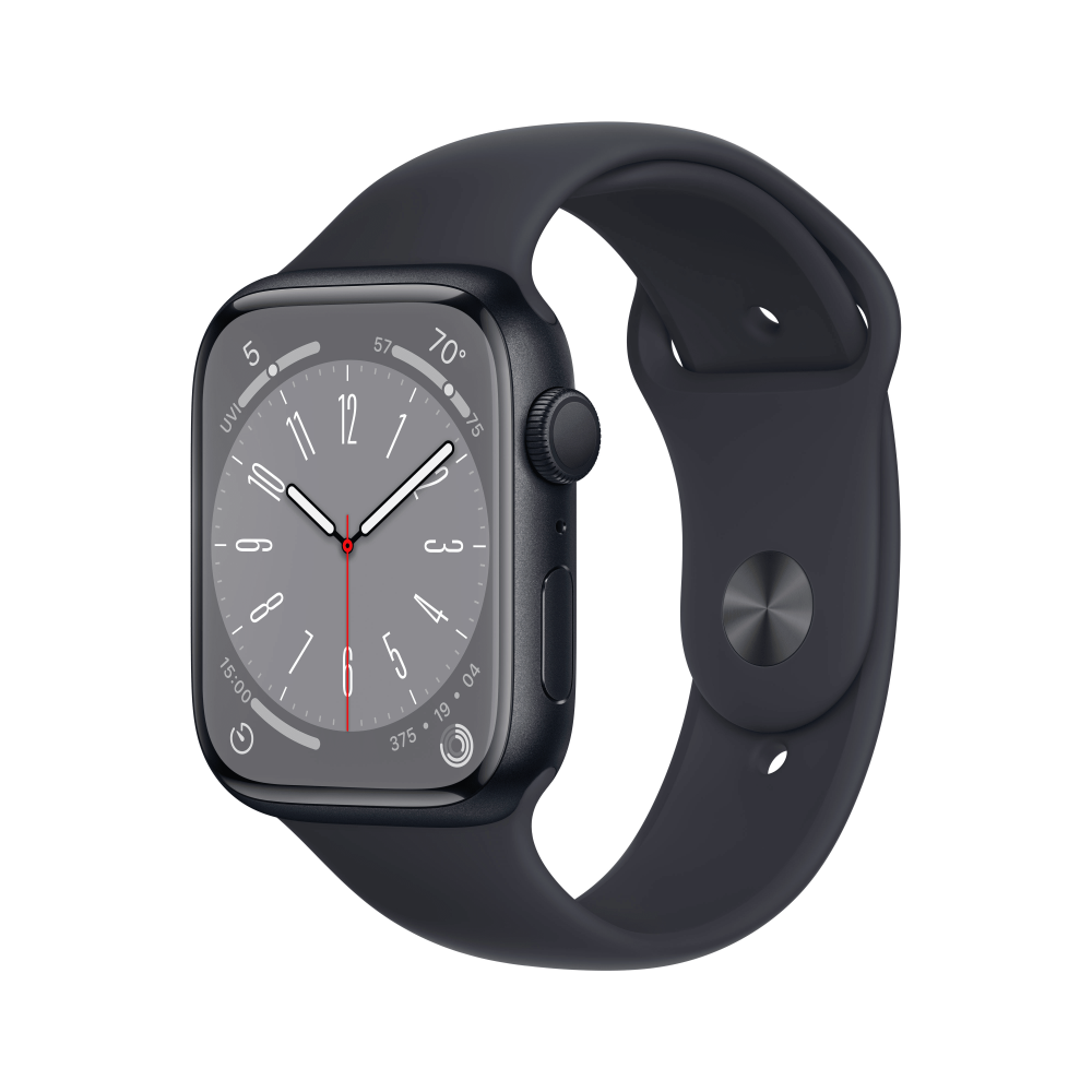 Apple Watch Series 8 GPS 41mm Midnight Aluminium Case with Midnight Sport Band - Regular - iStore Namibia