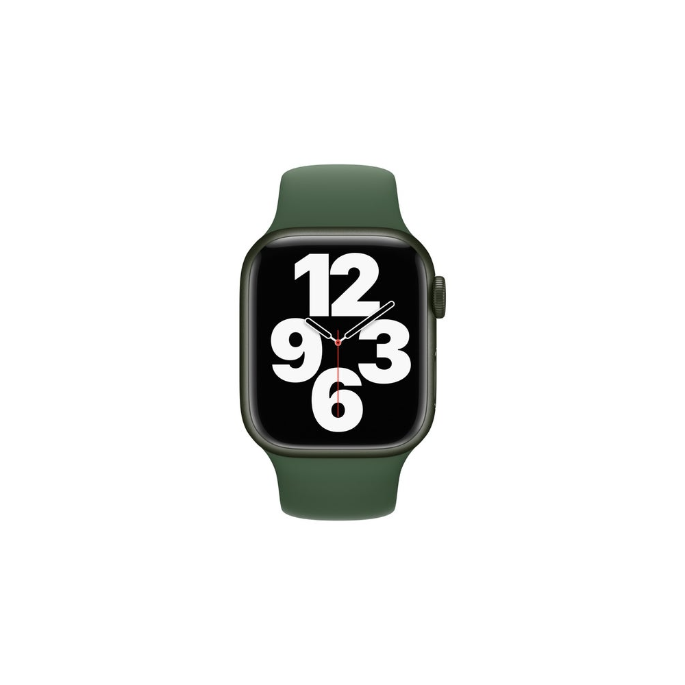 Apple Watch Series 7 GPS 41mm Green Aluminium Case with Clover Sport Band - Regular