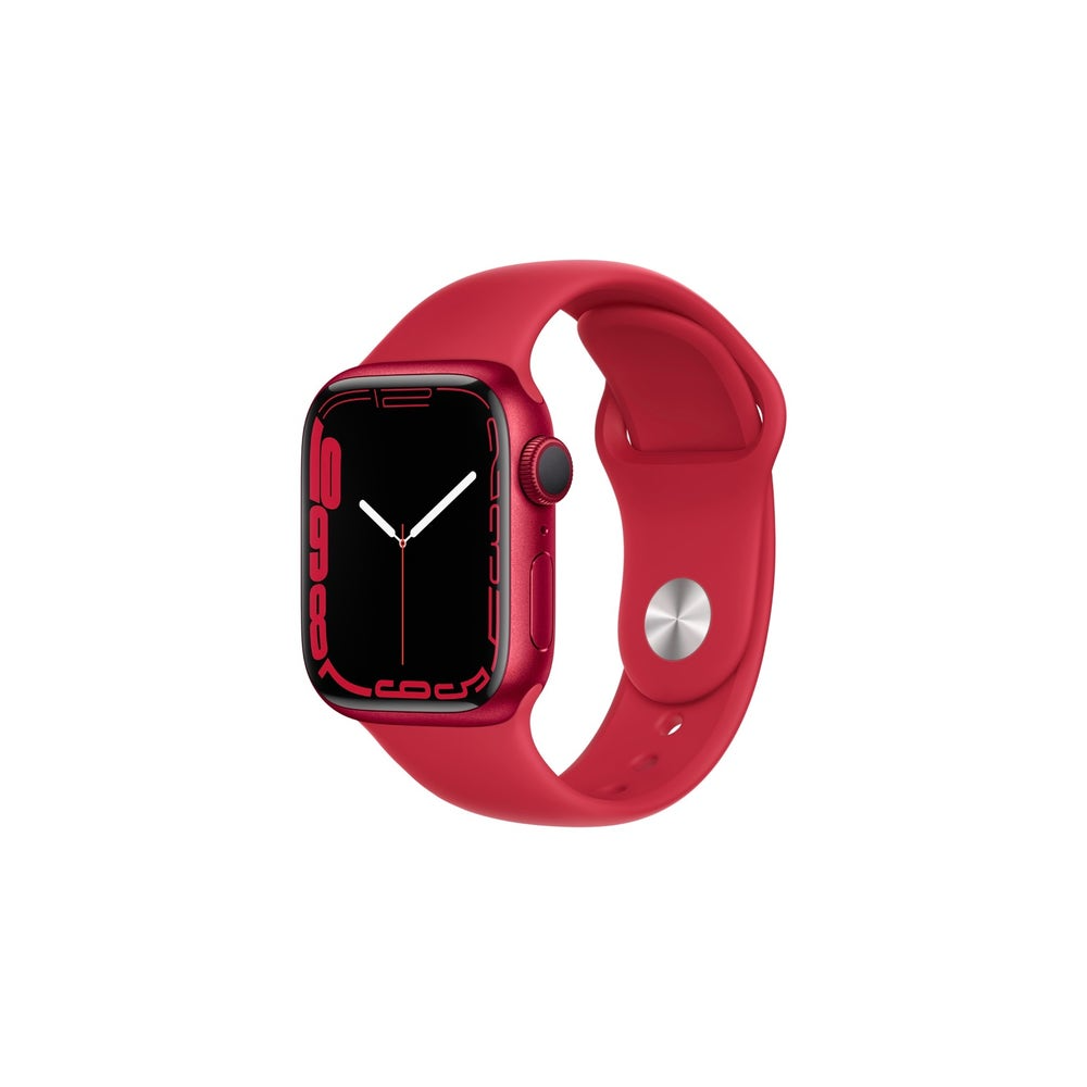 Apple Watch - Apple Watch SERIES7 41mm RED Apple care付 Apple Watch Series 7 GPS 41mm Red Aluminium Case with