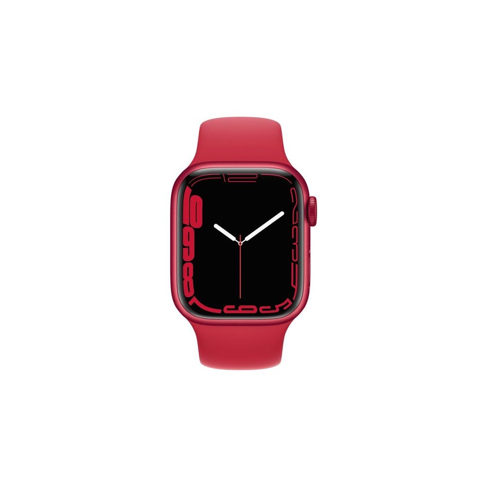 Apple Watch Series 7 GPS 45mm Red Aluminium Case with (PRODUCT)Red