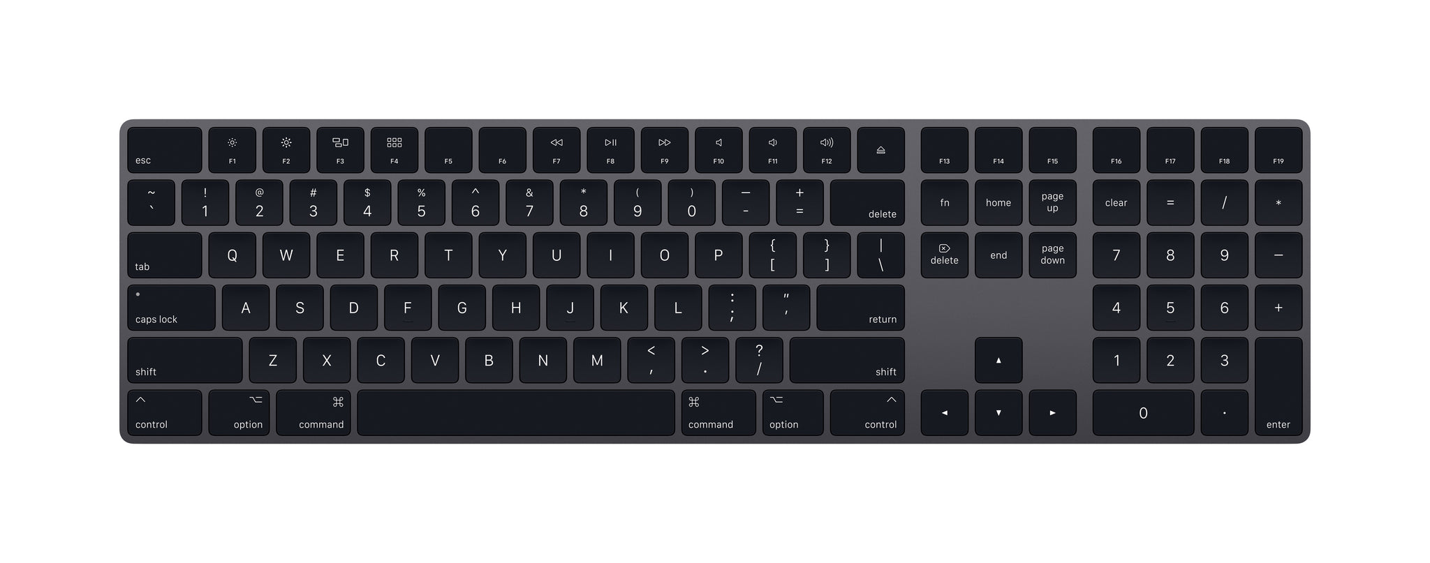 Apple 走り去る Magic Keyboard スペースグレイ