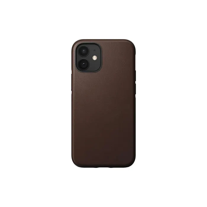 Nomad Rugged Leather Case for iPhone 12 mini - Rustic Brown - iStore Namibia