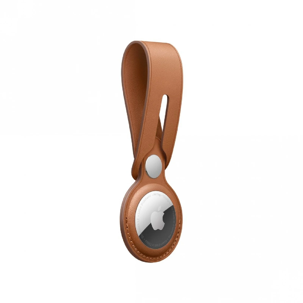 AirTag Leather Loop - Saddle Brown - iStore Namibia