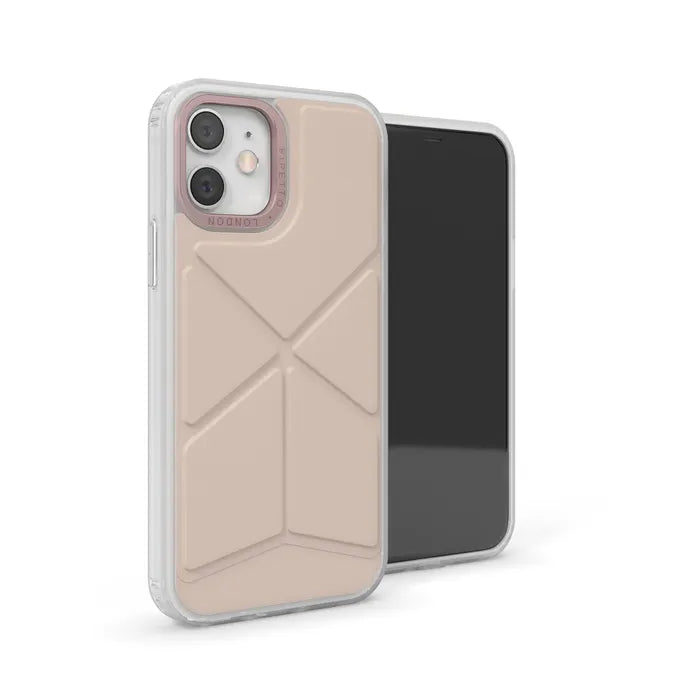 Pipetto Origami Snap Case for iPhone 12 mini - Dusty Pink - iStore Namibia